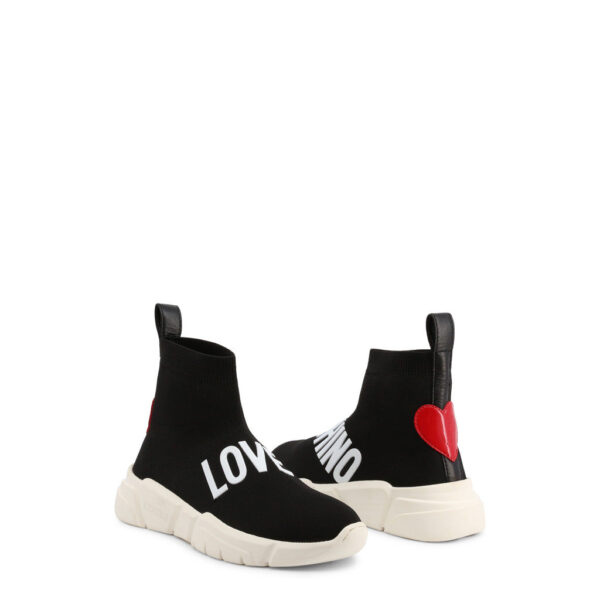 Love Moschino - Sale - Black Sock Trainers UK4 - Image 5