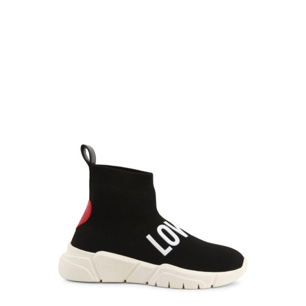 Love Moschino - Sale - Black Sock Trainers UK4