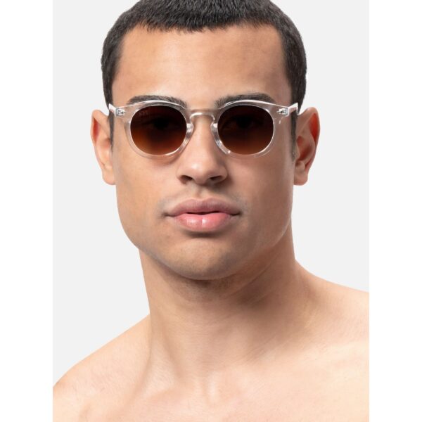 XFT Unisex Spring/Summer Acetate Sunglasses with UV3 Protection || Unisex UV3 Brown Lenses - Image 4