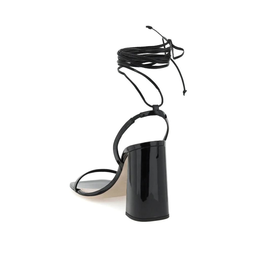 Miu Miu Black Calfskin Sandals - Image 3