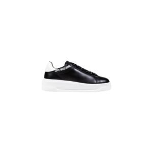 Love Moschino Black And White Synthetic Chunky Sneakers