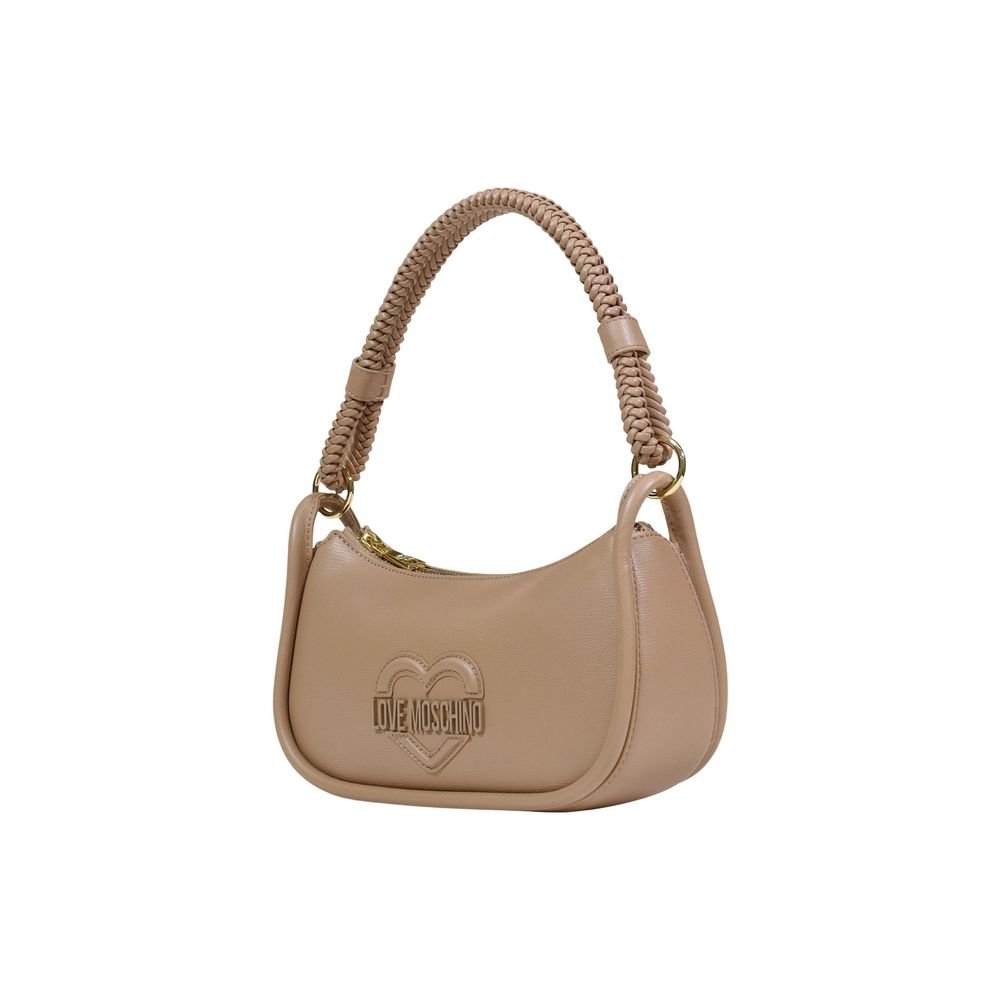 Love Moschino Beige Polyethylene Handbag - Image 2