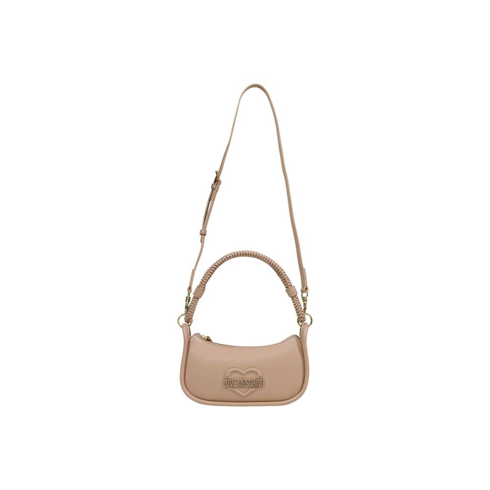 Love Moschino Beige Polyethylene Handbag - Image 5
