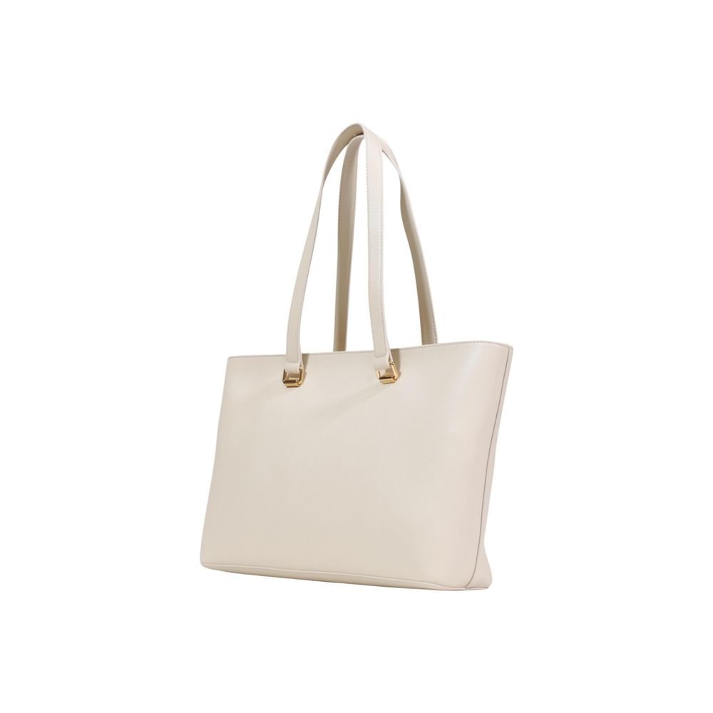 Love Moschino Beige Polyethylene Handbag - Image 4