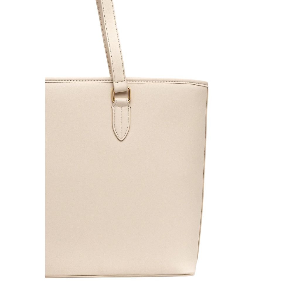 Love Moschino Beige Polyethylene Handbag - Image 3