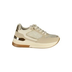Beige Polyurethane Women Sneaker