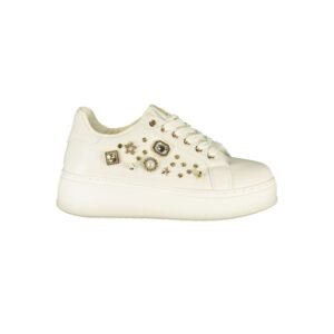 Bianco Polyurethane Women Sneaker