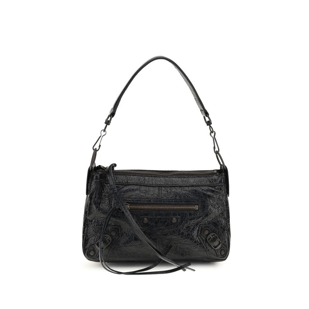 Balenciaga Black Lamb Ovis Aries Shoulder Bag