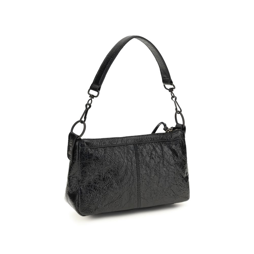 Balenciaga Black Lamb Ovis Aries Shoulder Bag - Image 3