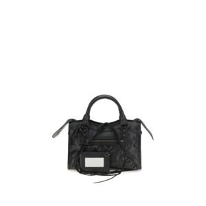 Balenciaga Black Lamb Ovis Aries Shoulder Bag