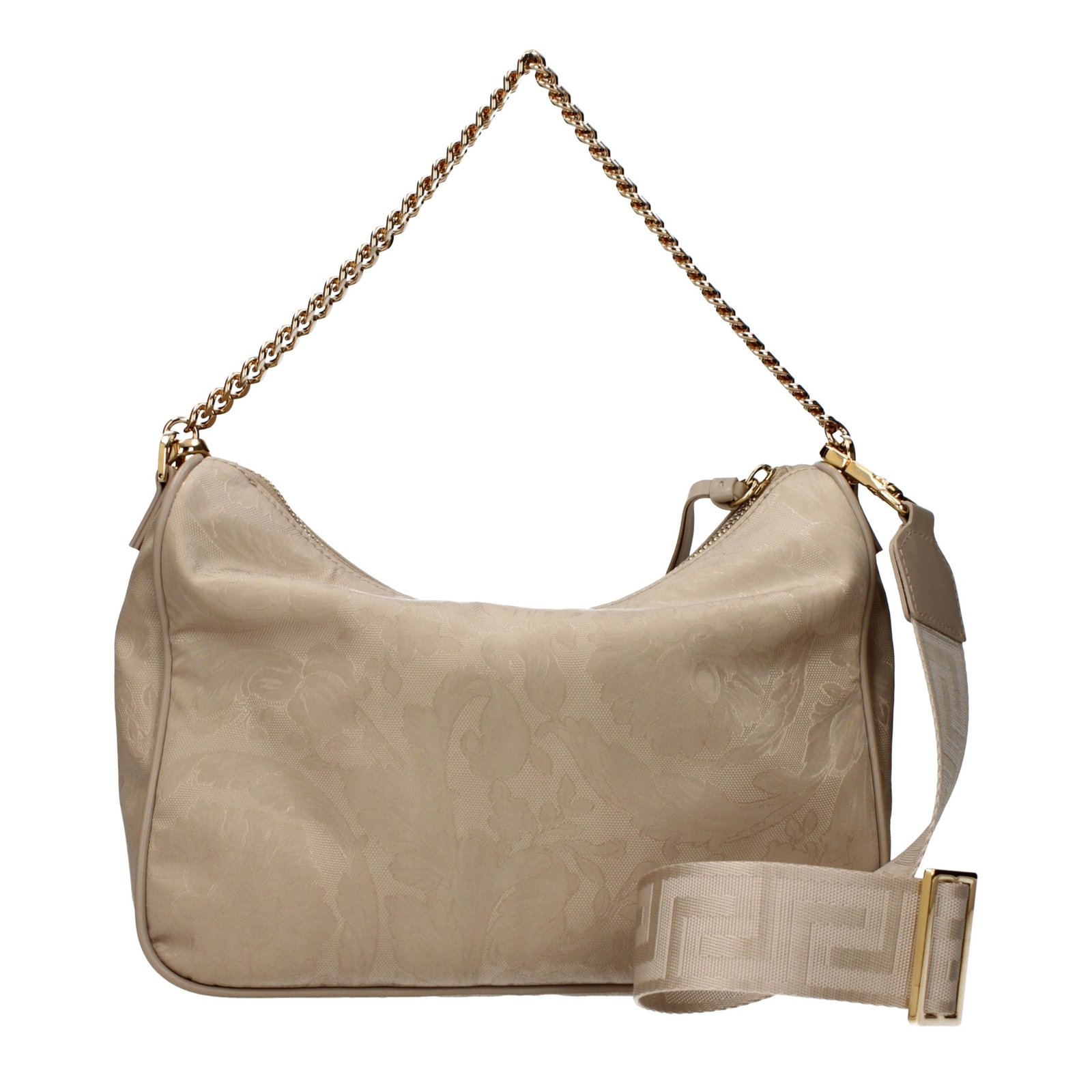 Versace Beige Fabric Handbag - Image 3