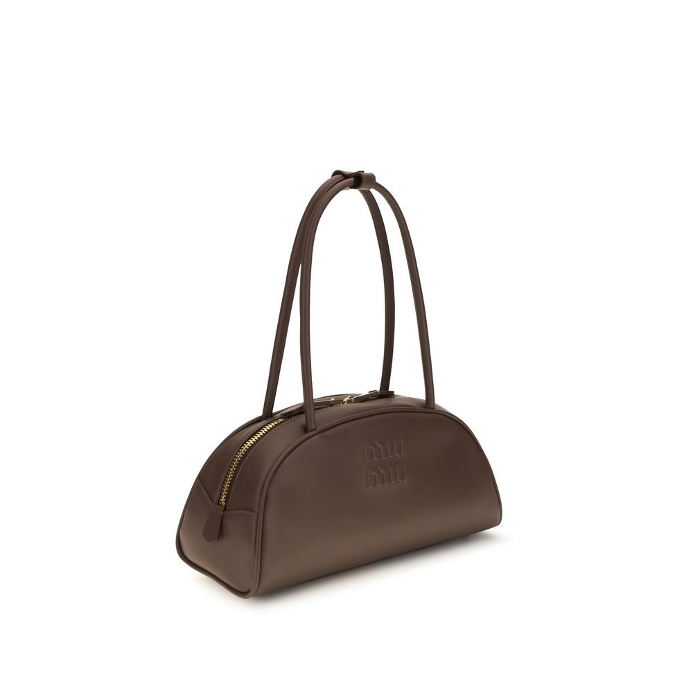 Miu Miu Brown Calf Leather Bos Taurus Shoulder Bag - Image 2