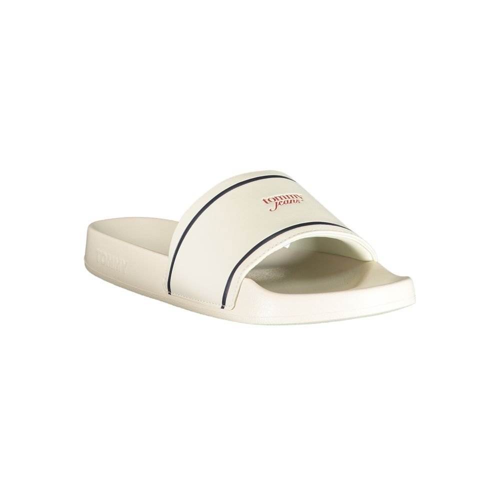 Tommy Hilfiger White Polyurethane Women's Slipper - Image 2