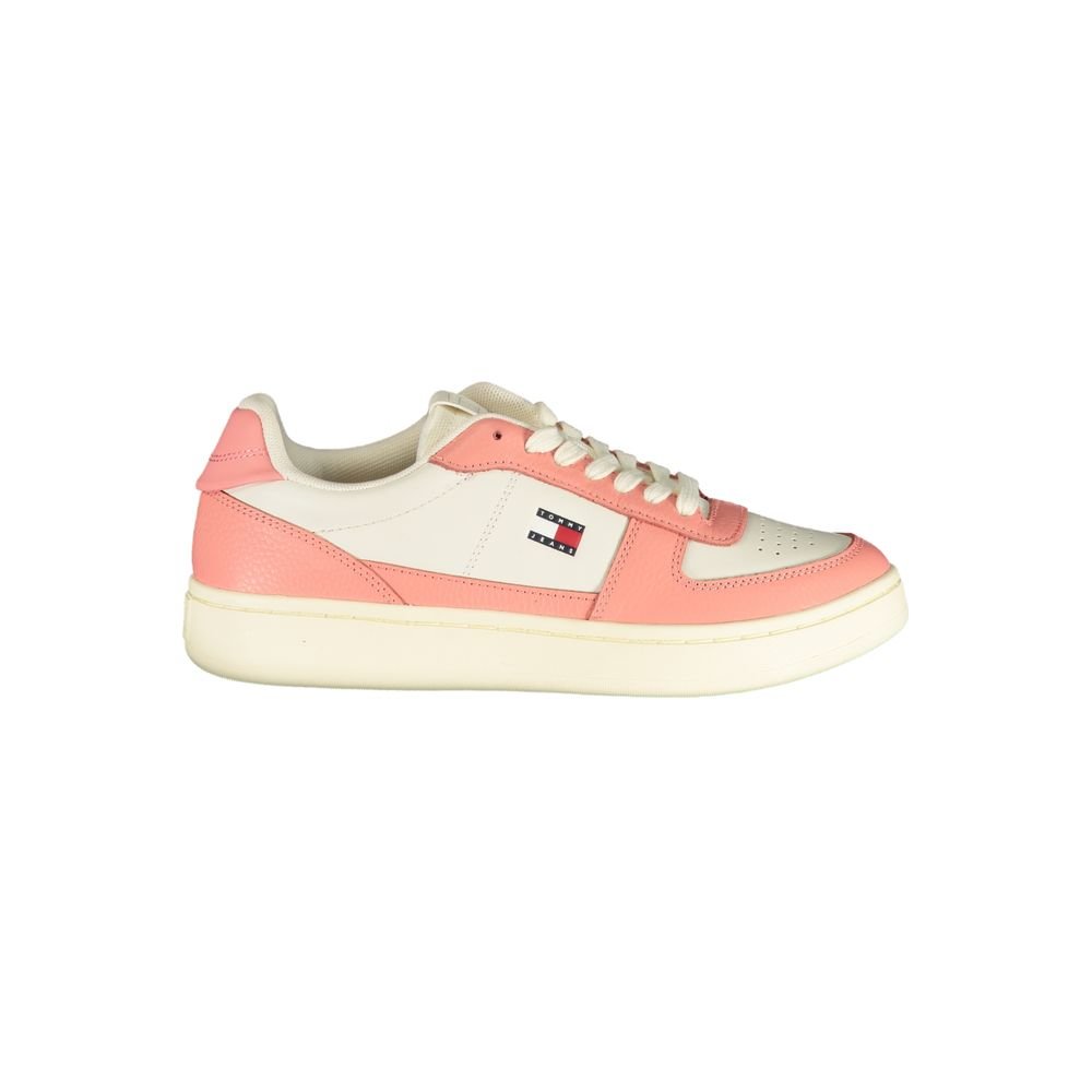 Tommy Hilfiger White Polyurethane Women's Sneaker