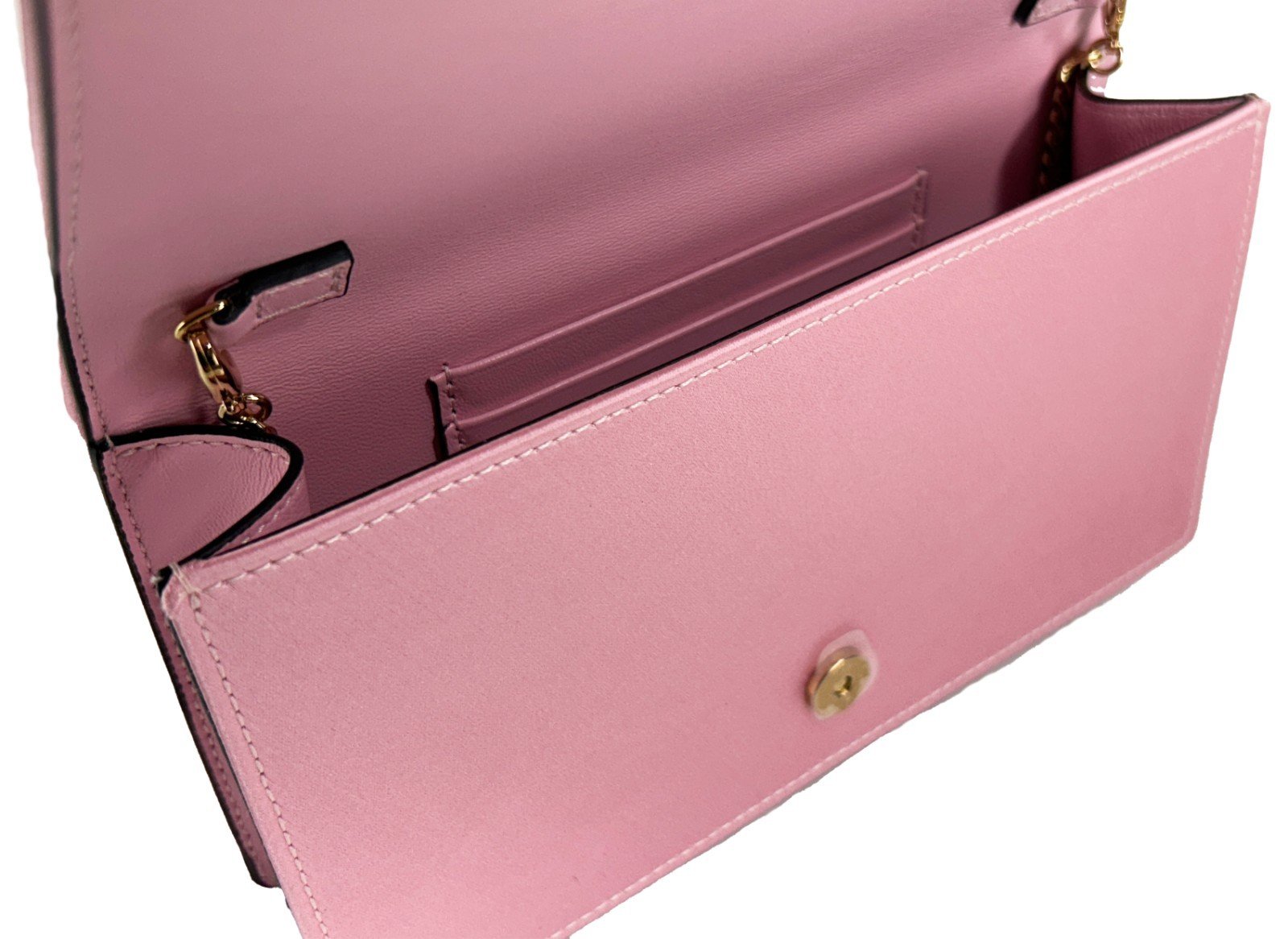 Versace Medusa Crystal Satin Mini Chain Crossbody Bag Purse - Image 4