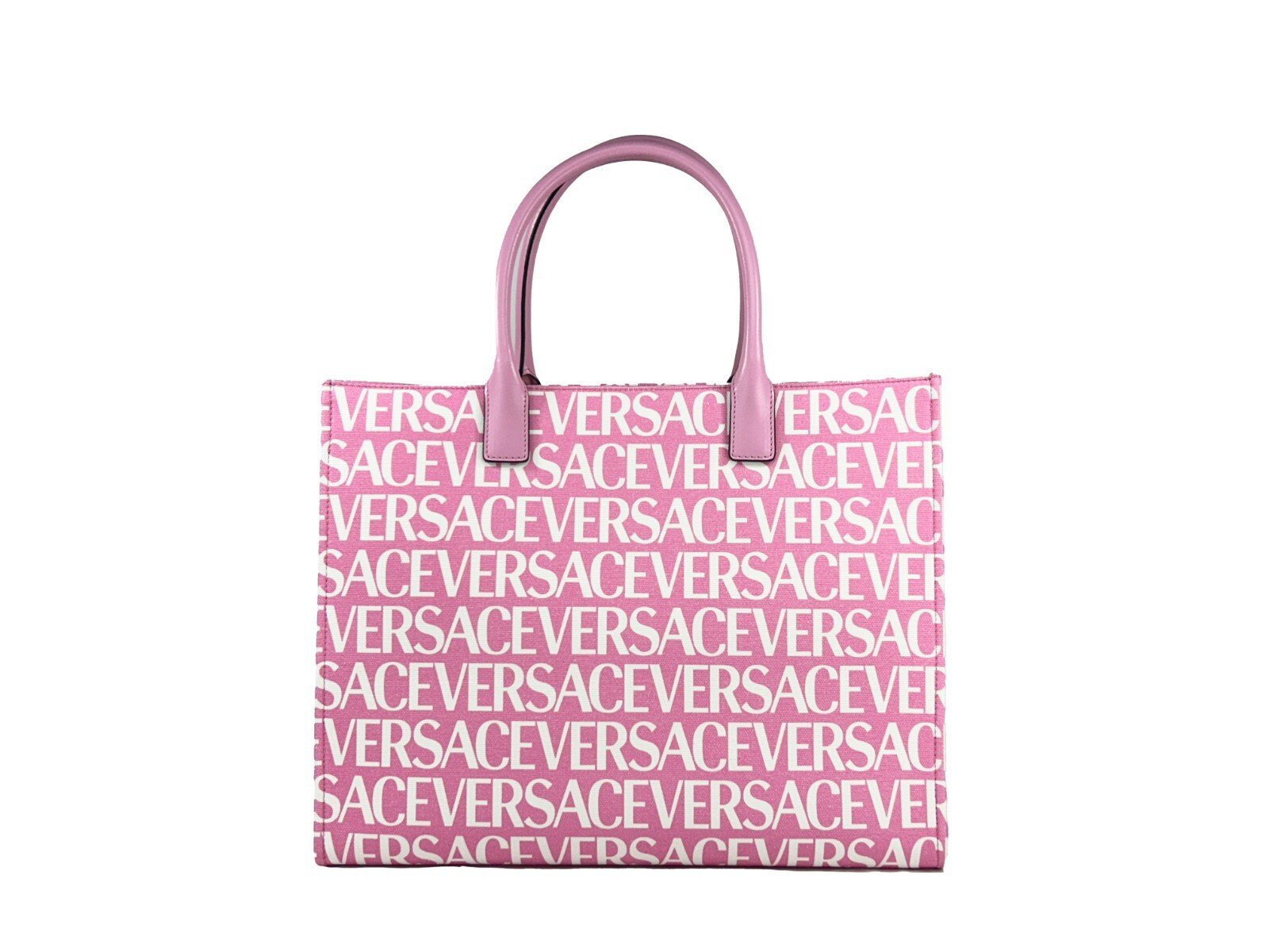 Versace Medusa Large Canvas Large Tote Bag Baby Pink - Image 3