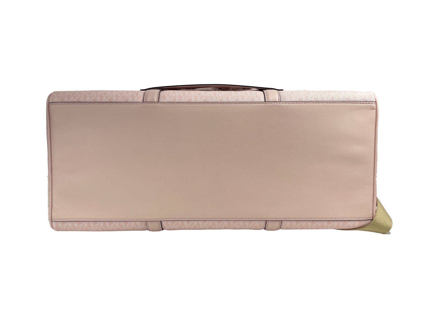 Michael Kors Travel Extra Large Powder Blush PVC Top Zip Weekender Luggage Bag - Image 4