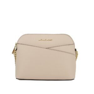 Michael Kors Women'S Jet Set Travel Dome Leather Crossbody Bag