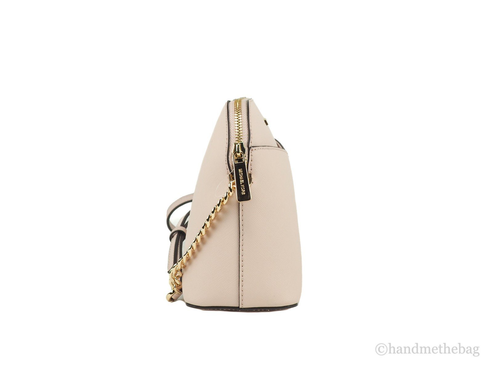 Michael Kors Women'S Jet Set Travel Dome Leather Crossbody Bag - Image 4