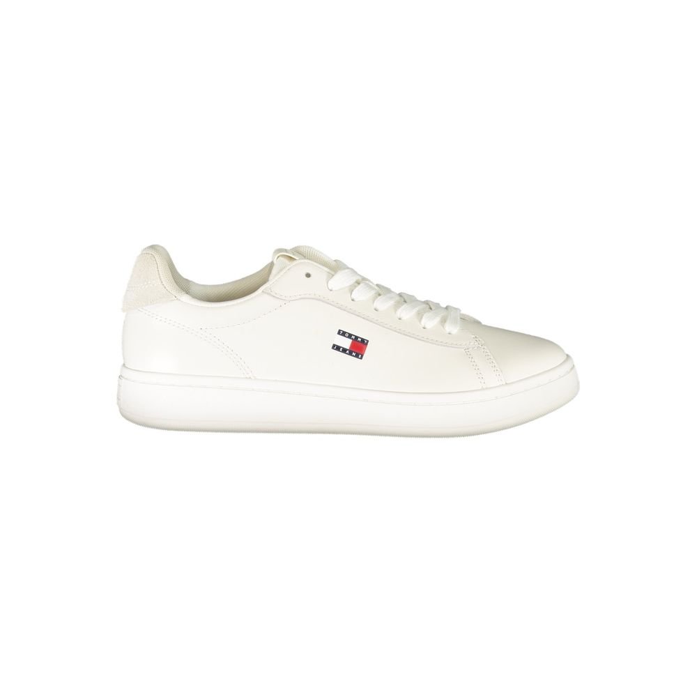 Tommy Hilfiger Bianco Polyurethane Women's Sneaker