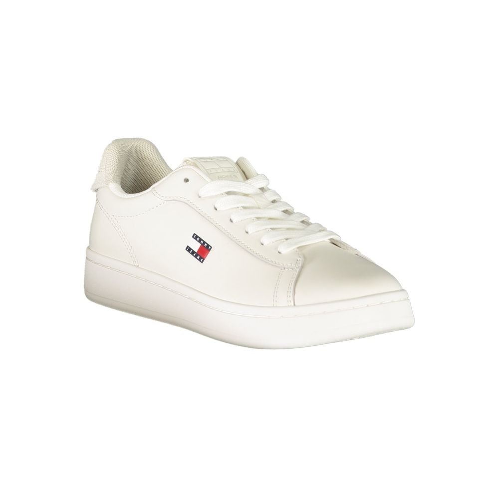 Tommy Hilfiger Bianco Polyurethane Women's Sneaker - Image 2