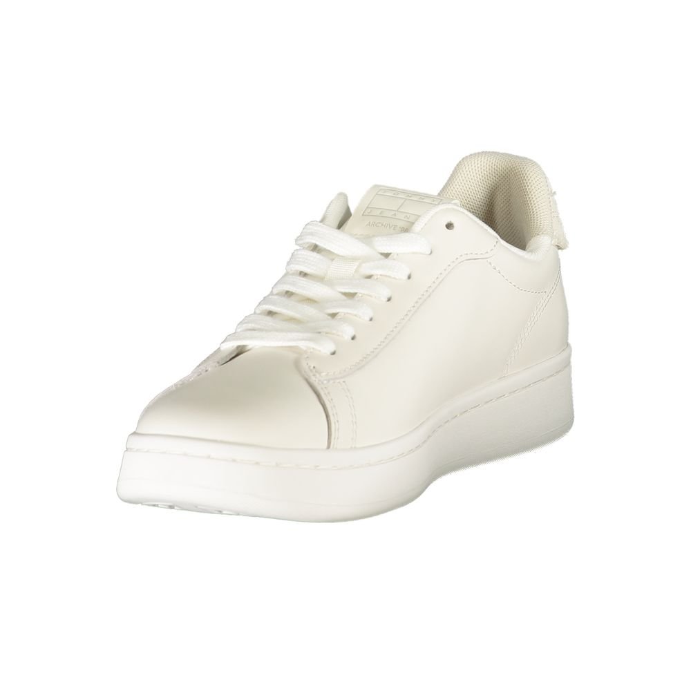 Tommy Hilfiger Bianco Polyurethane Women's Sneaker - Image 3
