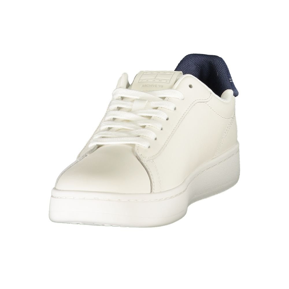 Tommy Hilfiger Bianco Polyurethane Women's Sneaker - Image 3