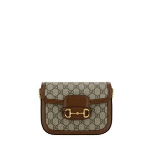 Gucci Brown Polyethylene Handbag