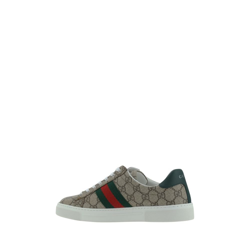 Gucci Multicolor Fabric Platform Sneakers - Image 3