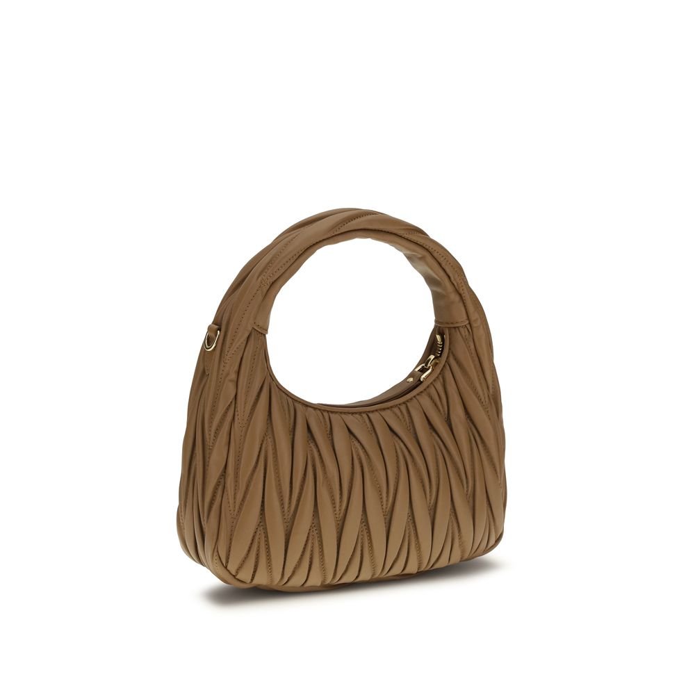 Miu Miu Beige Calf Leather Bos Taurus Handbag - Image 3