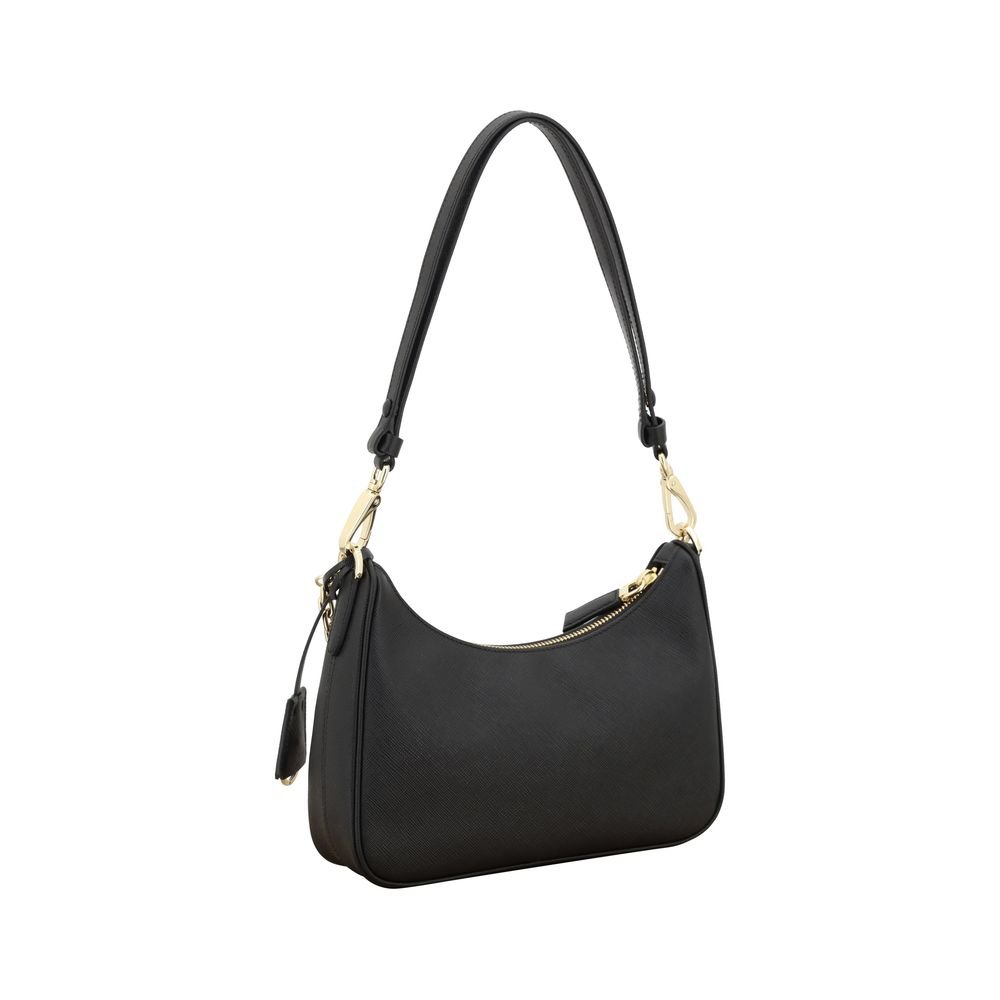 Prada Black Calf Leather Bos Taurus Shoulder Bag - Image 3