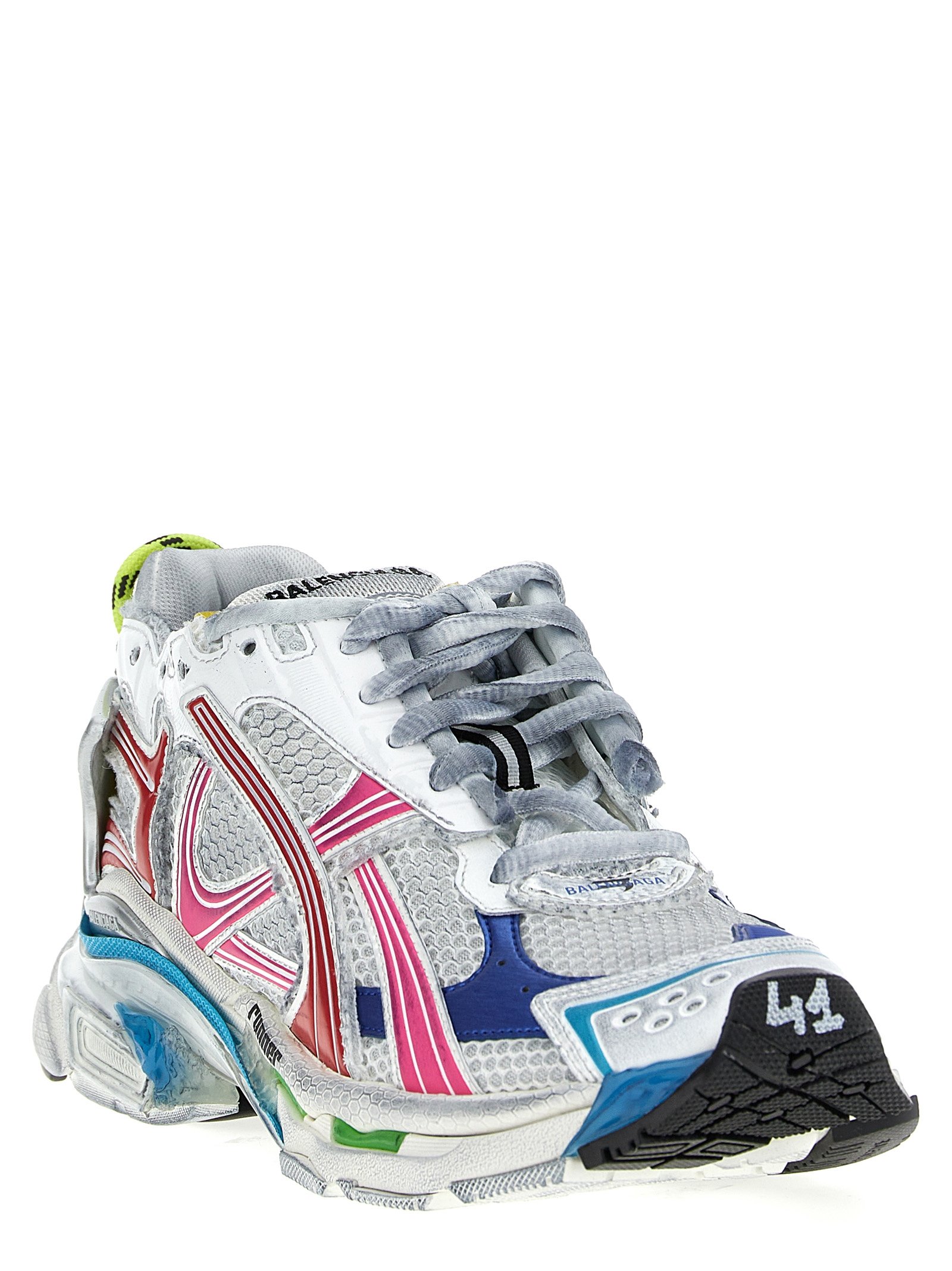 Balenciaga Multicolor Polyester Athletic Sneakers - Image 2