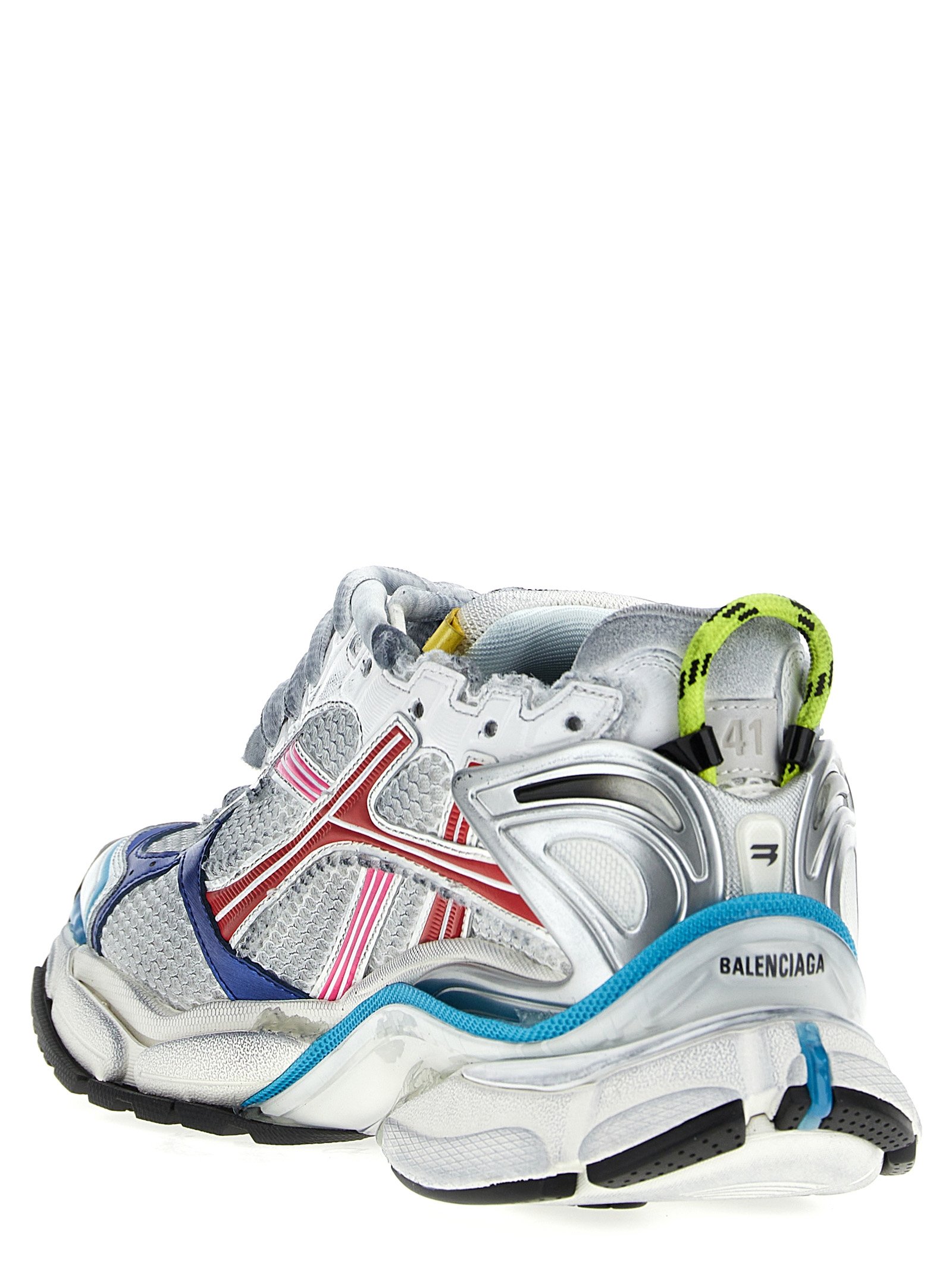 Balenciaga Multicolor Polyester Athletic Sneakers - Image 3