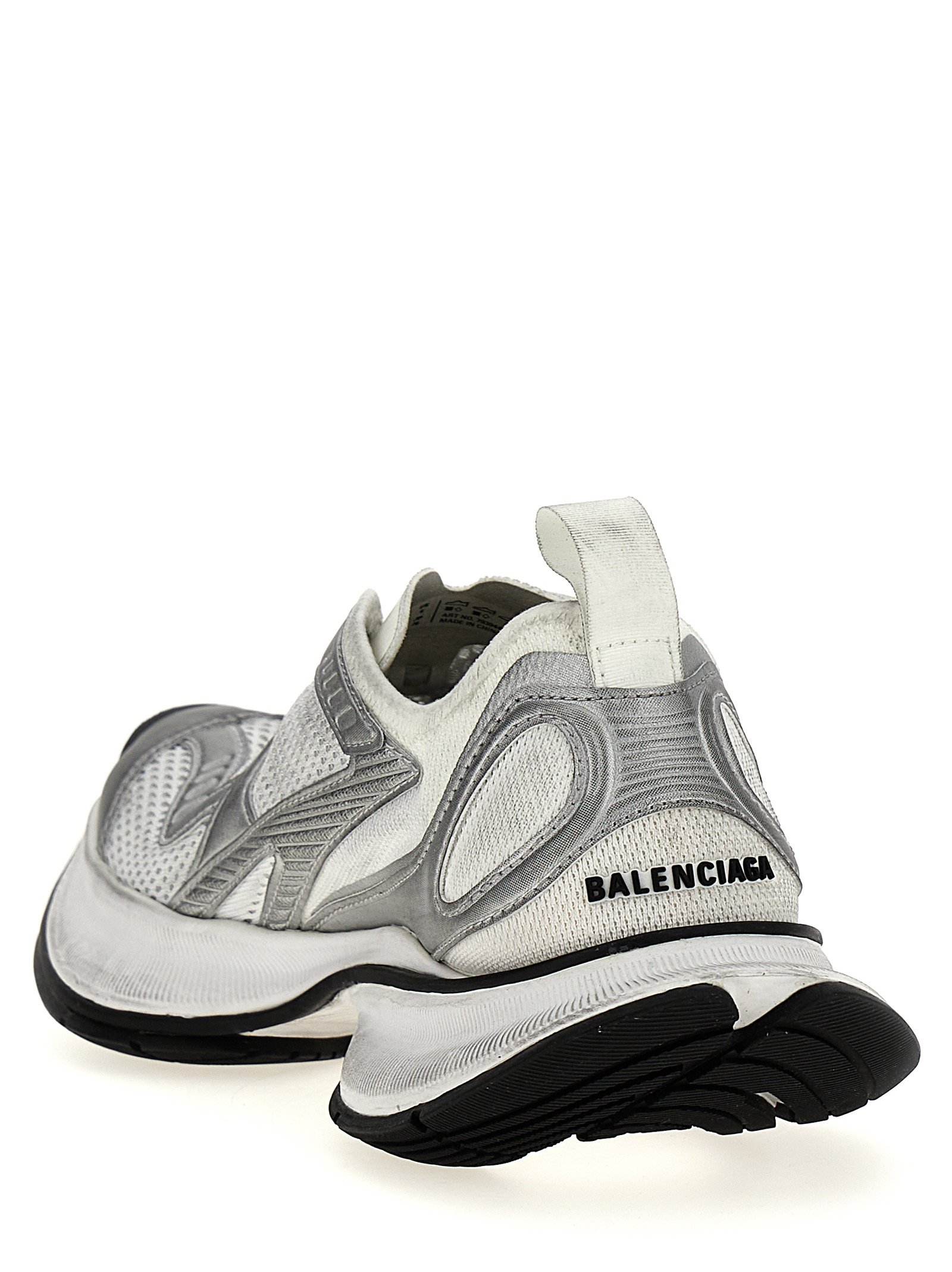 Balenciaga Gray Polyester Athletic Sneakers - Image 3