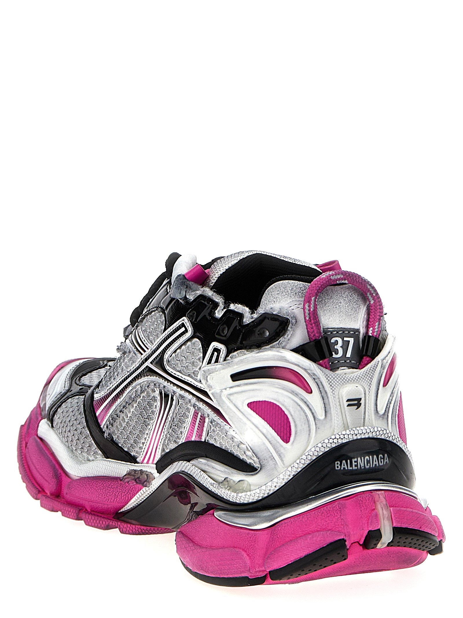 Balenciaga Multicolor Polyethylene Athletic Sneakers - Image 3