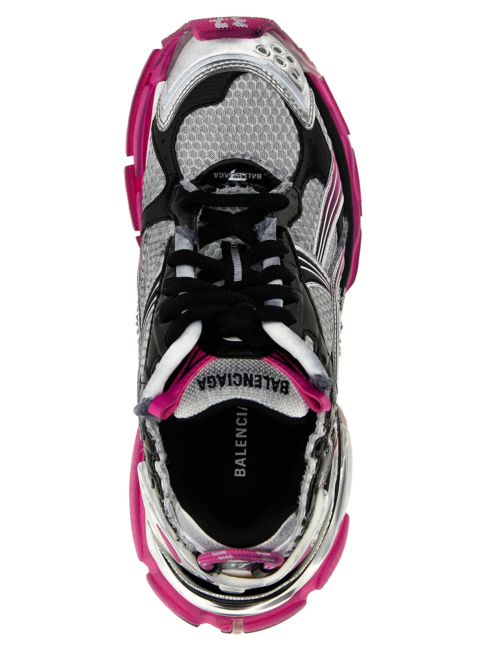 Balenciaga Multicolor Polyethylene Athletic Sneakers - Image 4