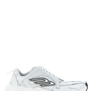 Balenciaga White Cowhide Athletic Sneakers