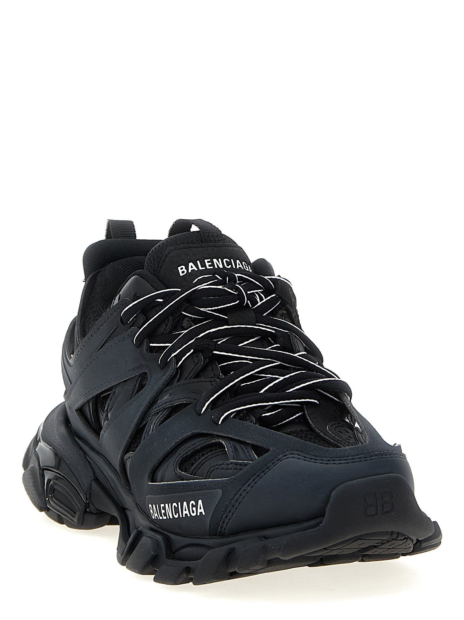 Balenciaga Black Polyethylene Athletic Sneakers - Image 2