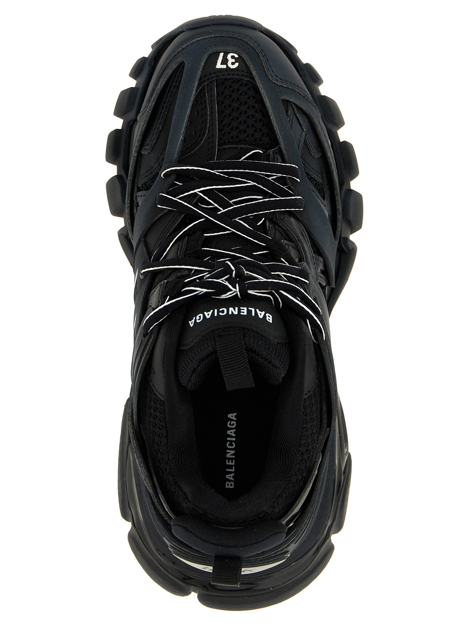 Balenciaga Black Polyethylene Athletic Sneakers - Image 4