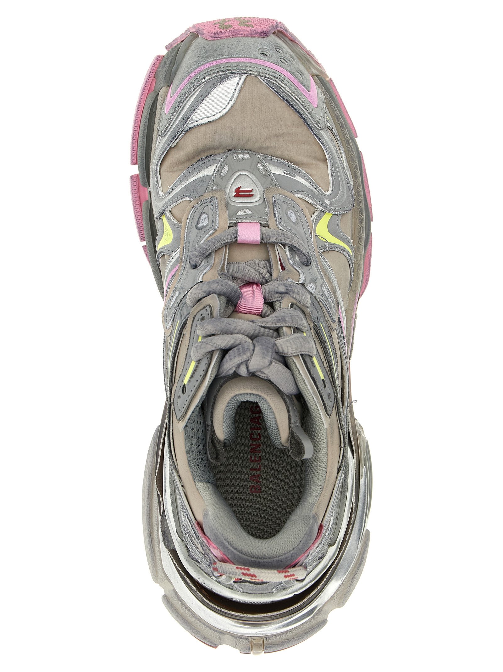 Balenciaga Multicolor Polyethylene Athletic Sneakers - Image 4