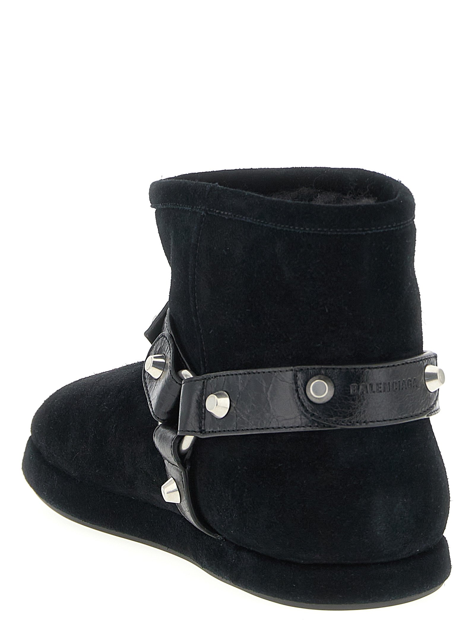 Balenciaga Black Calfskin Ankle Boots - Image 3