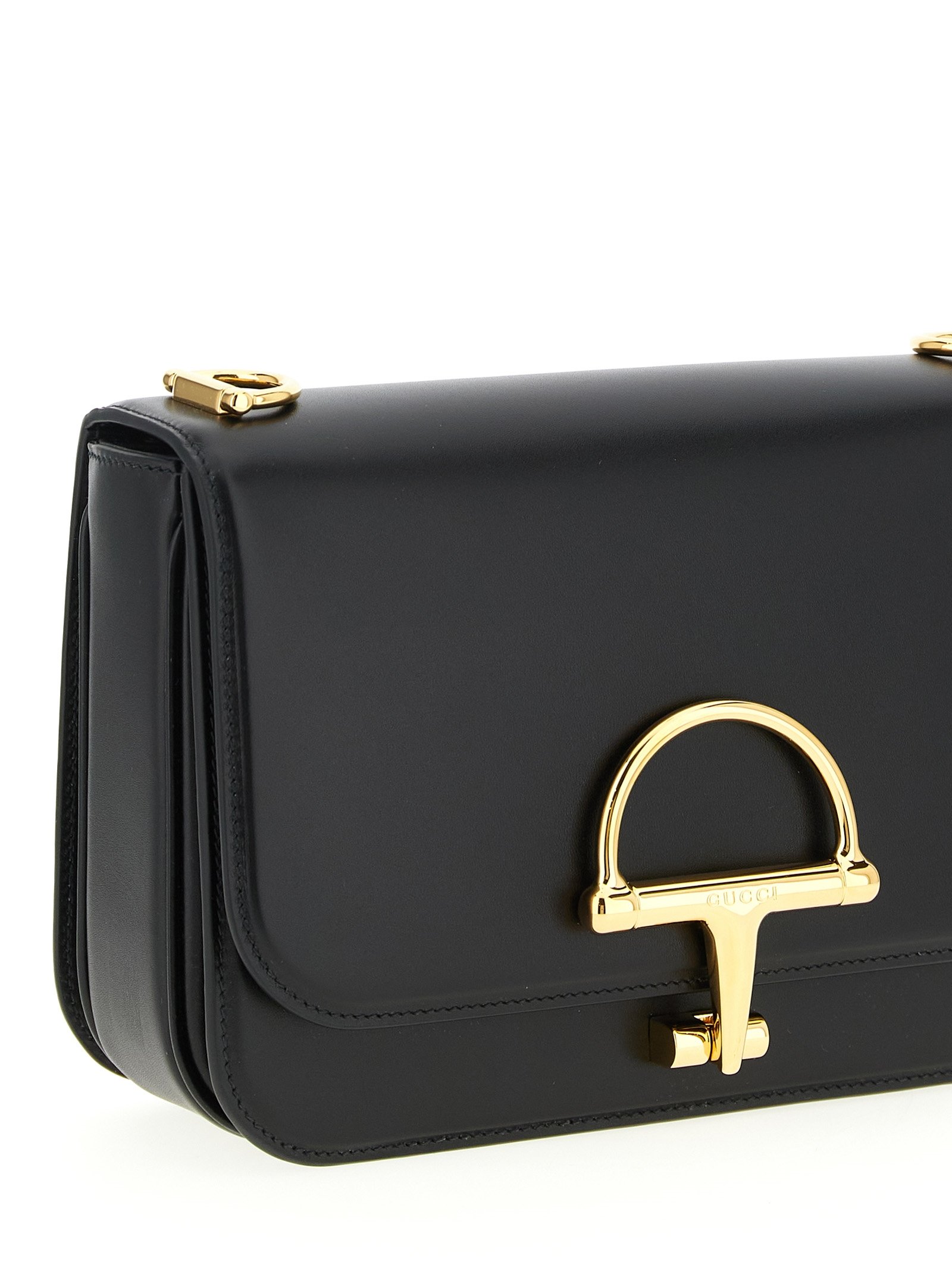 Gucci Black Calfskin Shoulder Bag - Image 3