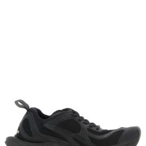 Balenciaga Black Polyester Athletic Sneakers