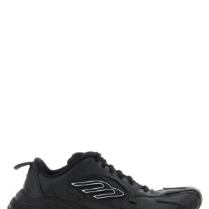 Balenciaga Black Calfskin Athletic Sneakers