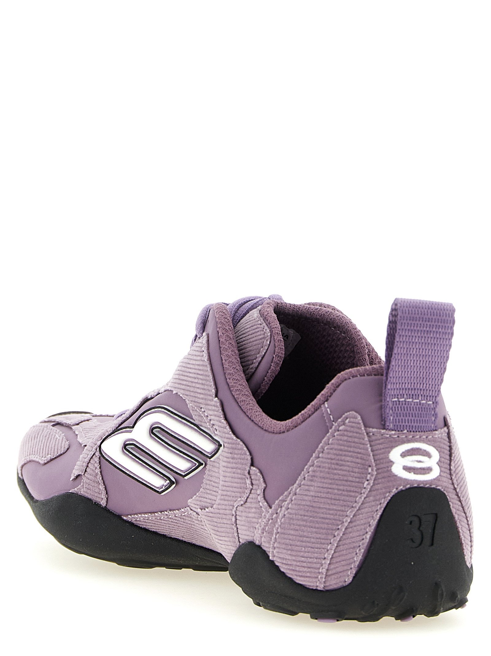 Balenciaga Purple Polyester Athletic Sneakers - Image 3