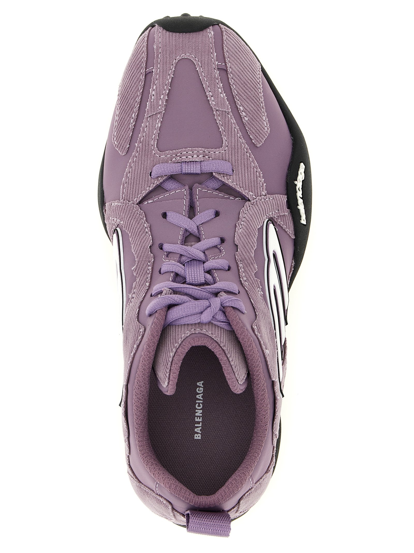Balenciaga Purple Polyester Athletic Sneakers - Image 4