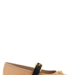 Versace Multicolor Lamb Leather Ballet Flats