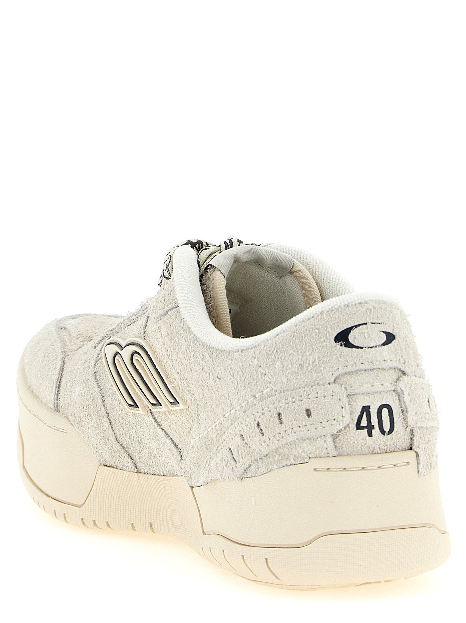 Balenciaga Beige Bovine Leather Platform Sneakers - Image 3