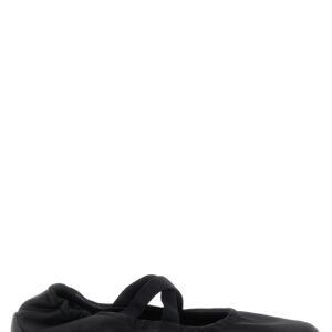 Balenciaga Black Polyester Ballet Flats