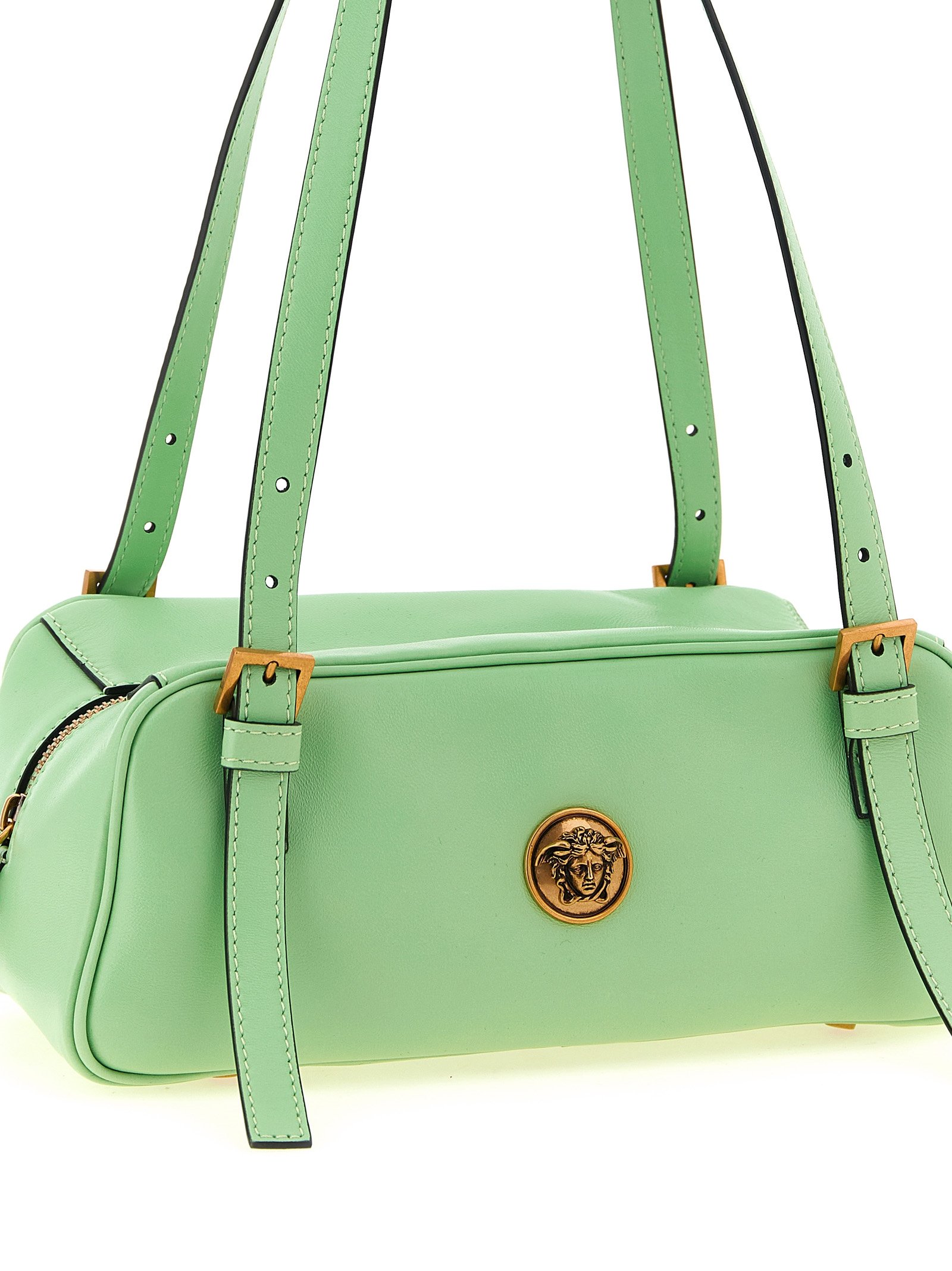 Versace Bicolor Lamb Leather Shoulder Bag - Image 3